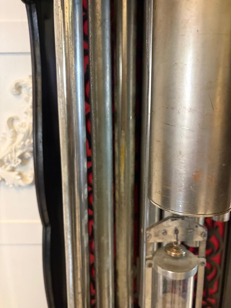 Antique Exhibition Quality Carved Mahogany Nine Tube Chiming Longcase Clock - Image 4